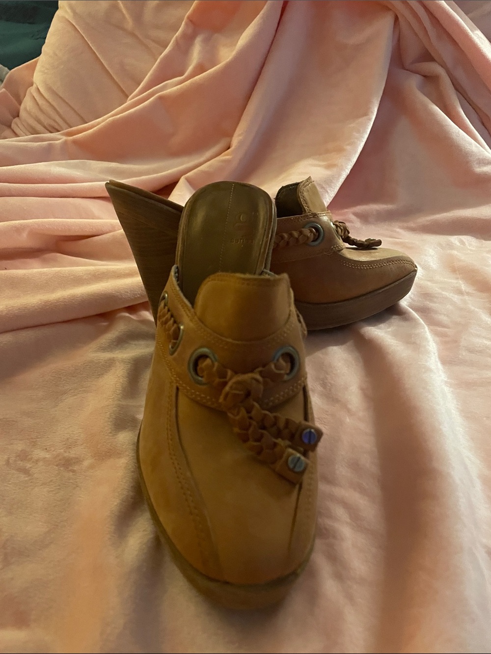 G Series Cole Haan NikeAir Leather Tassel Mules